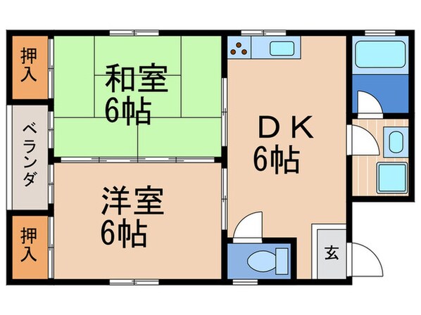 モアイマンションの物件間取画像